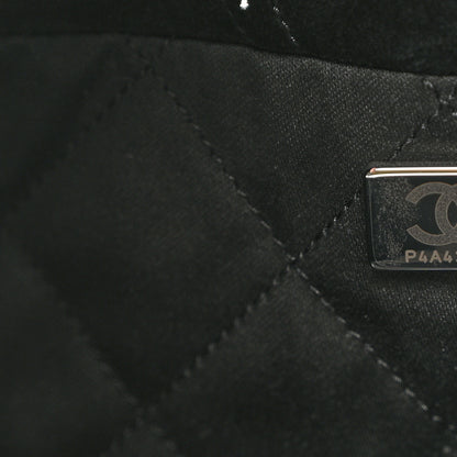 Chanel Suede Quilted Studded Small Chanel 22  Black 6 of 10