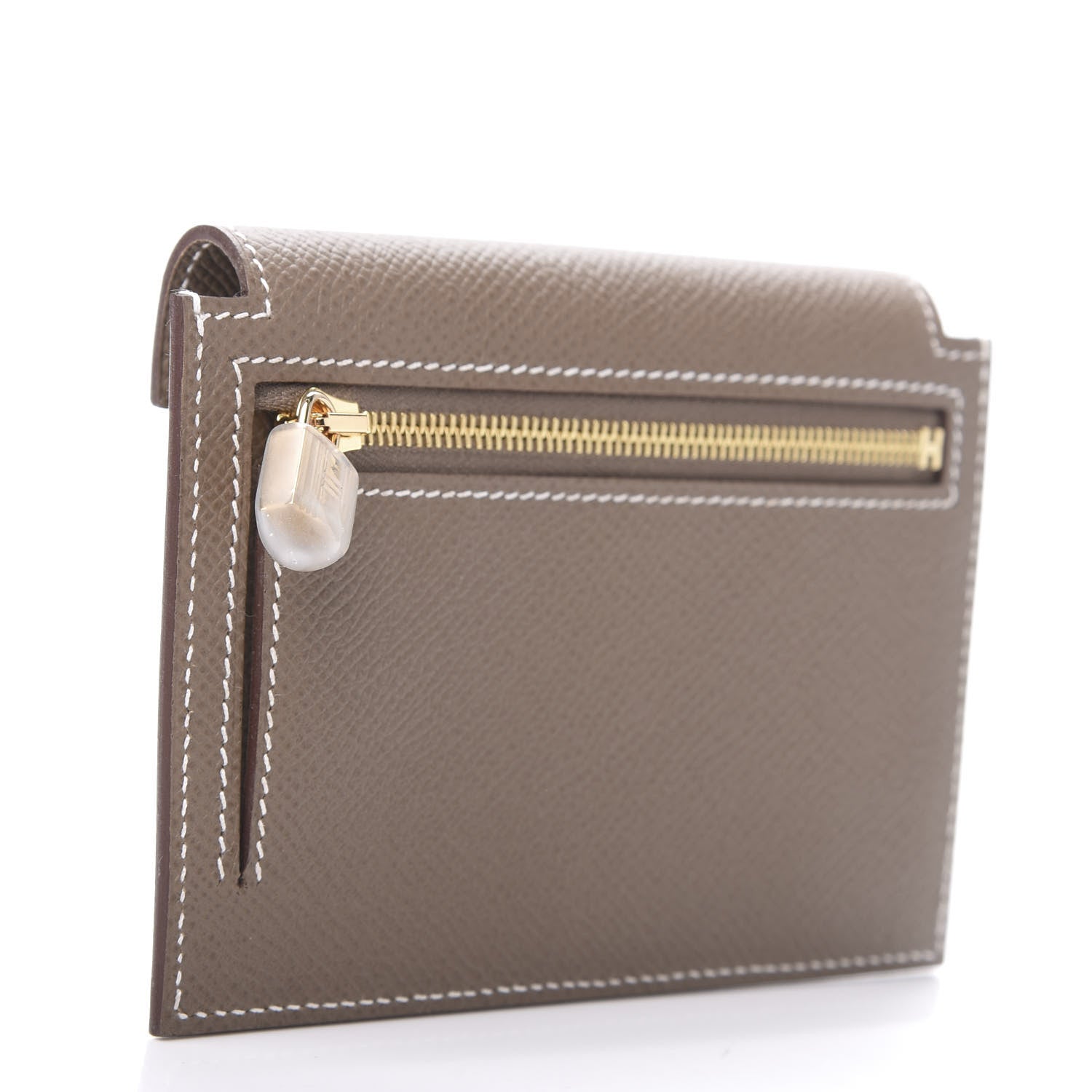 Hermes Epsom Kelly Pocket Compact Wallet Etoupe 3 of 7