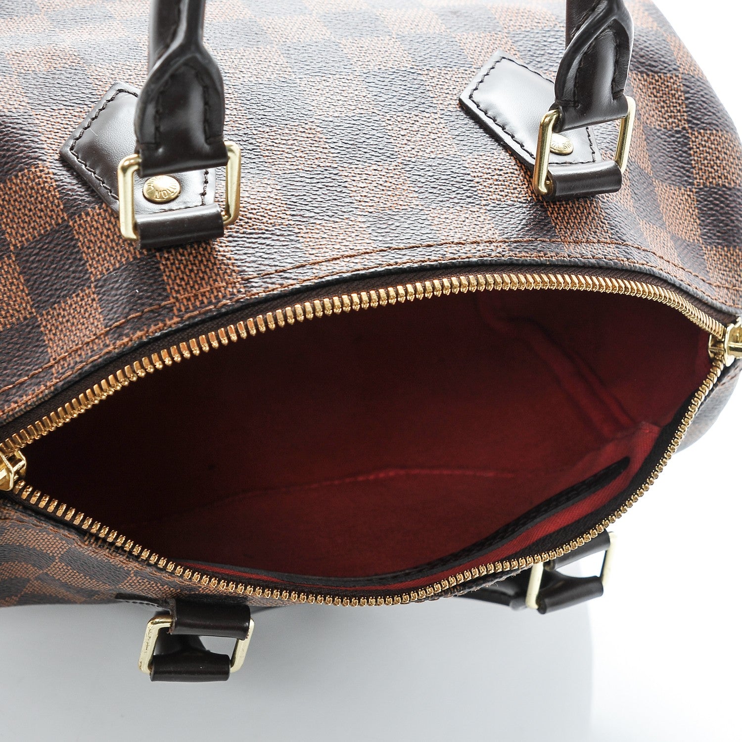 Louis Vuitton Damier Ebene Speedy Bandouliere 25 6 of 6