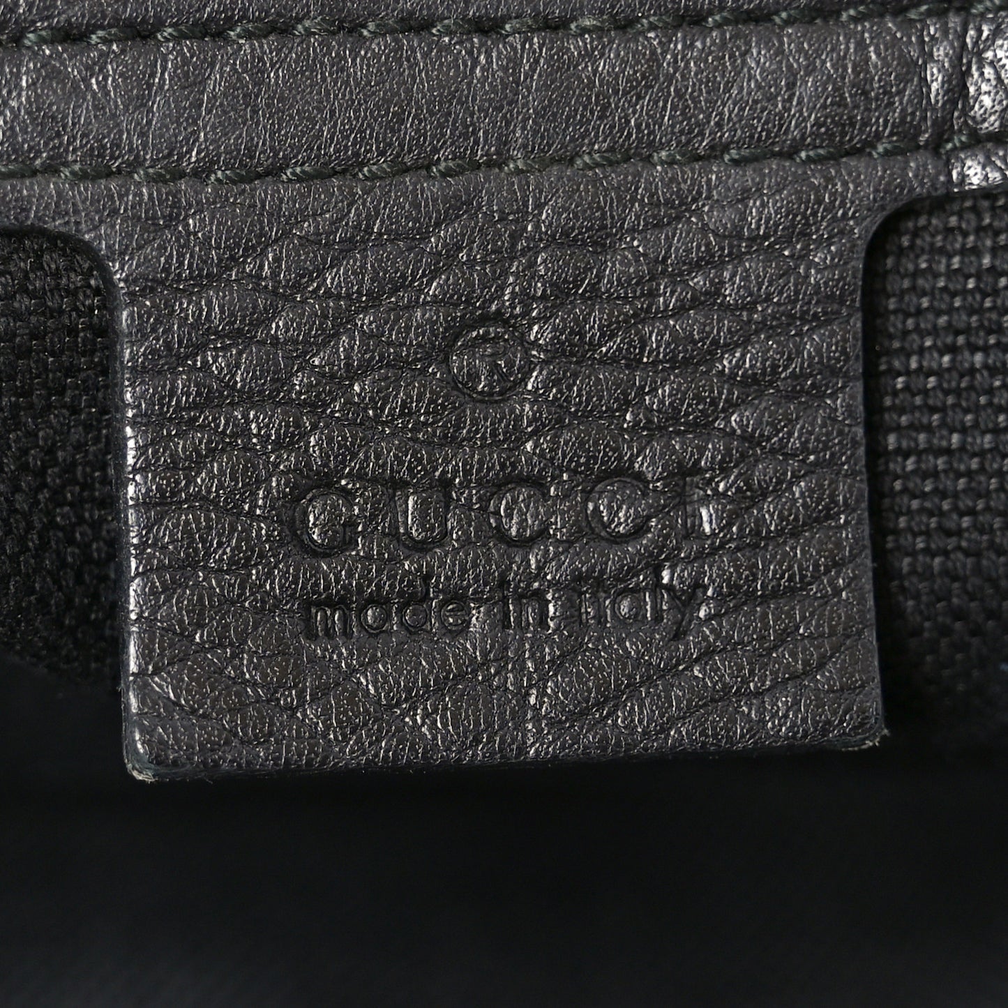 Pebbled Calfskin Medium Bamboo Shopper Tote Black