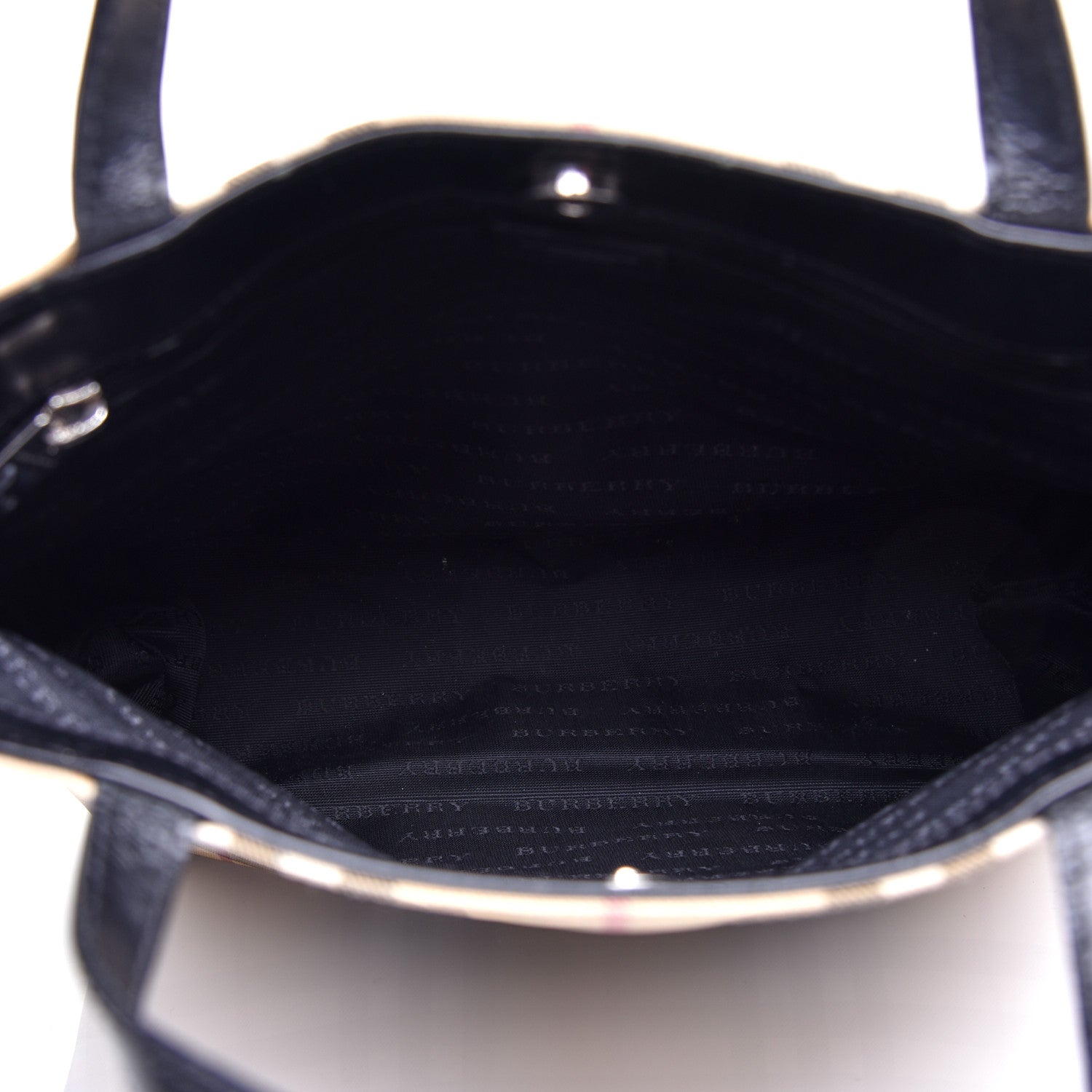 Burberry House Check Medium Tote Black 5 of 11