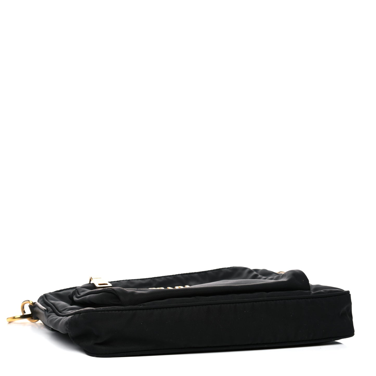 Nylon Saffiano Crossbody Bag Black