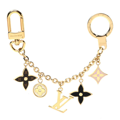 Louis Vuitton Monogram Spring Street Bag Charm Key Holder Gold 1 of 5
