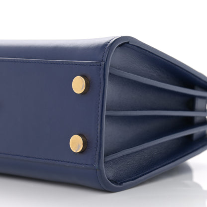 Saint Laurent Calfskin Nano Sac De Jour Dark Blue 9 of 9