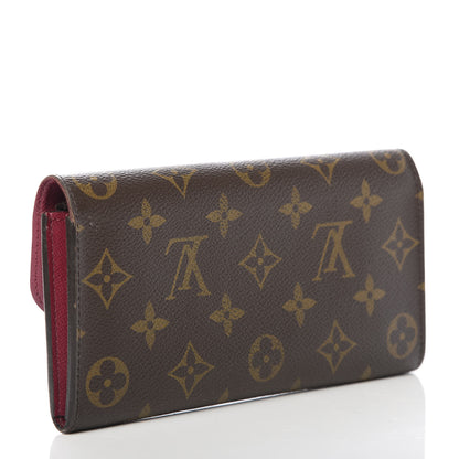 Louis Vuitton Monogram Emilie Wallet Fuchsia 6 of 15