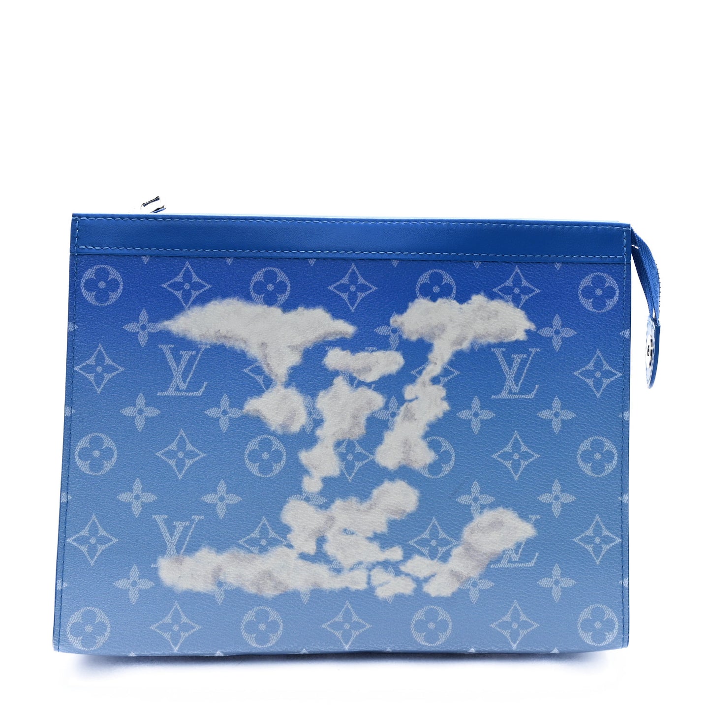 Monogram Clouds Pochette Voyage MM A4 Blue