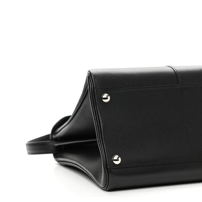 Delvaux Grained Calfskin MM Brillant Satchel Black 9 of 11
