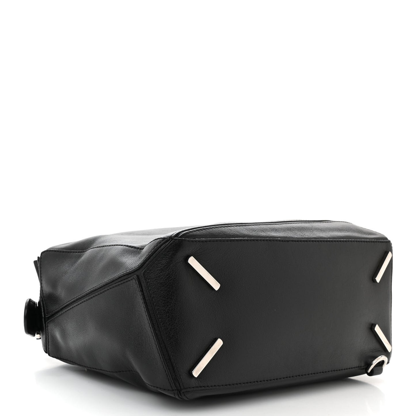 Calfskin Medium Puzzle Bag Black