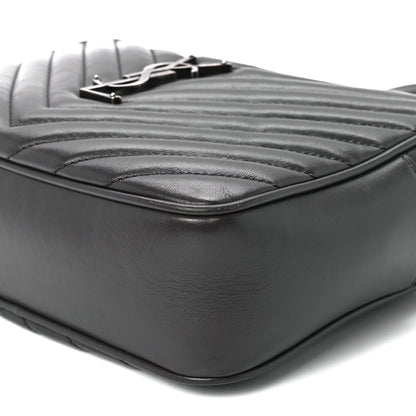 Saint Laurent Calfskin Matelasse Monogram Lou Camera Bag Asphalt 11 of 11