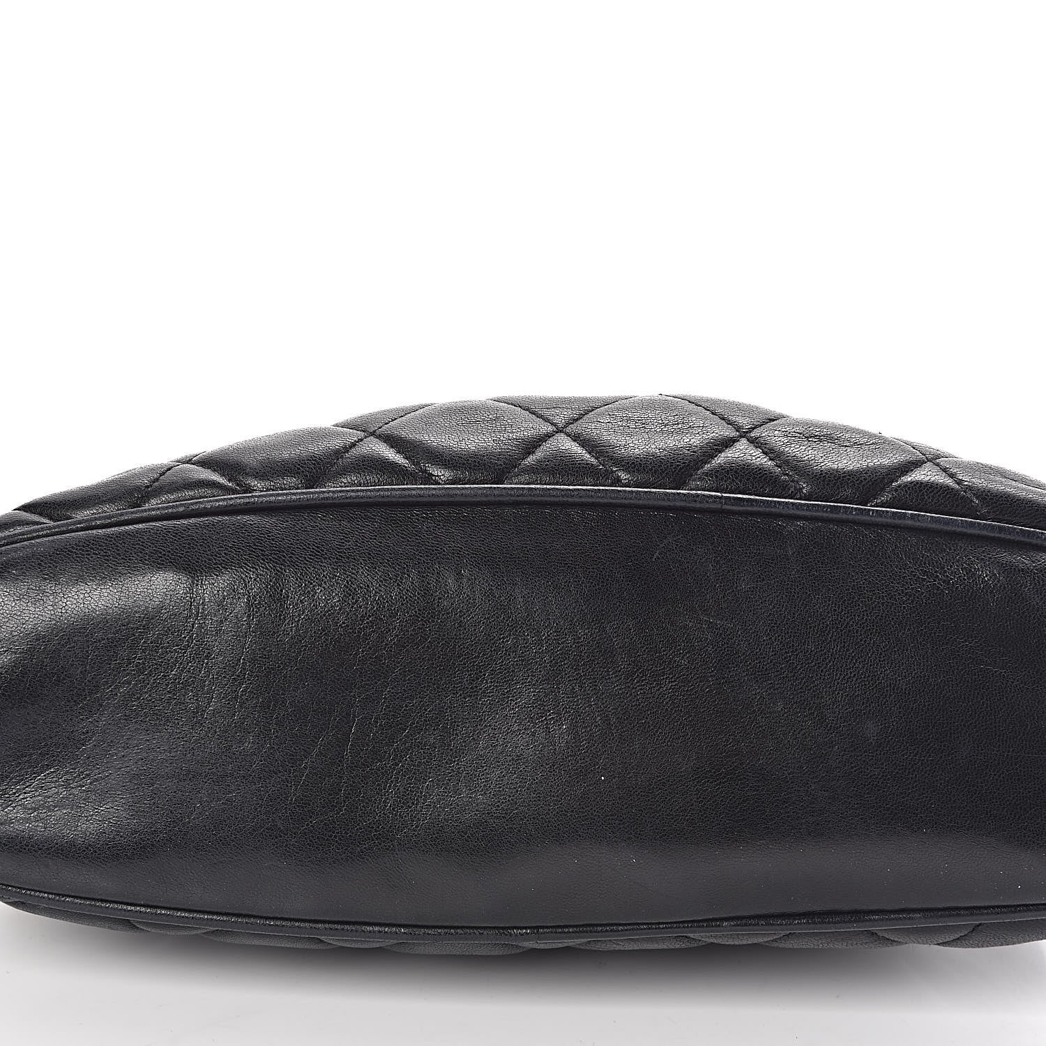 Chanel Lambskin Quilted Shoulder Bag Black 12 of 12