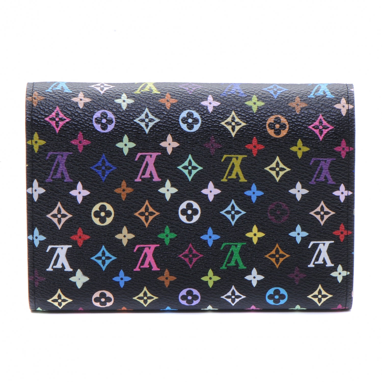 Louis Vuitton Monogram Multicolor Alexandra Wallet Black 2 of 6