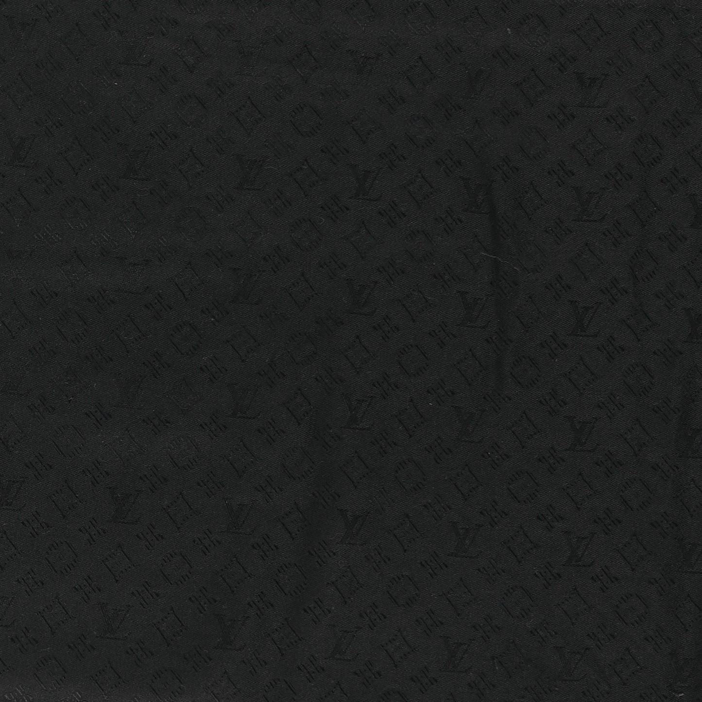 Silk Cashmere Monogram My Everything Shawl Black