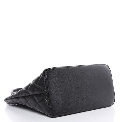 Chanel Caviar Quilted Medallion Tote Black 4 of 11