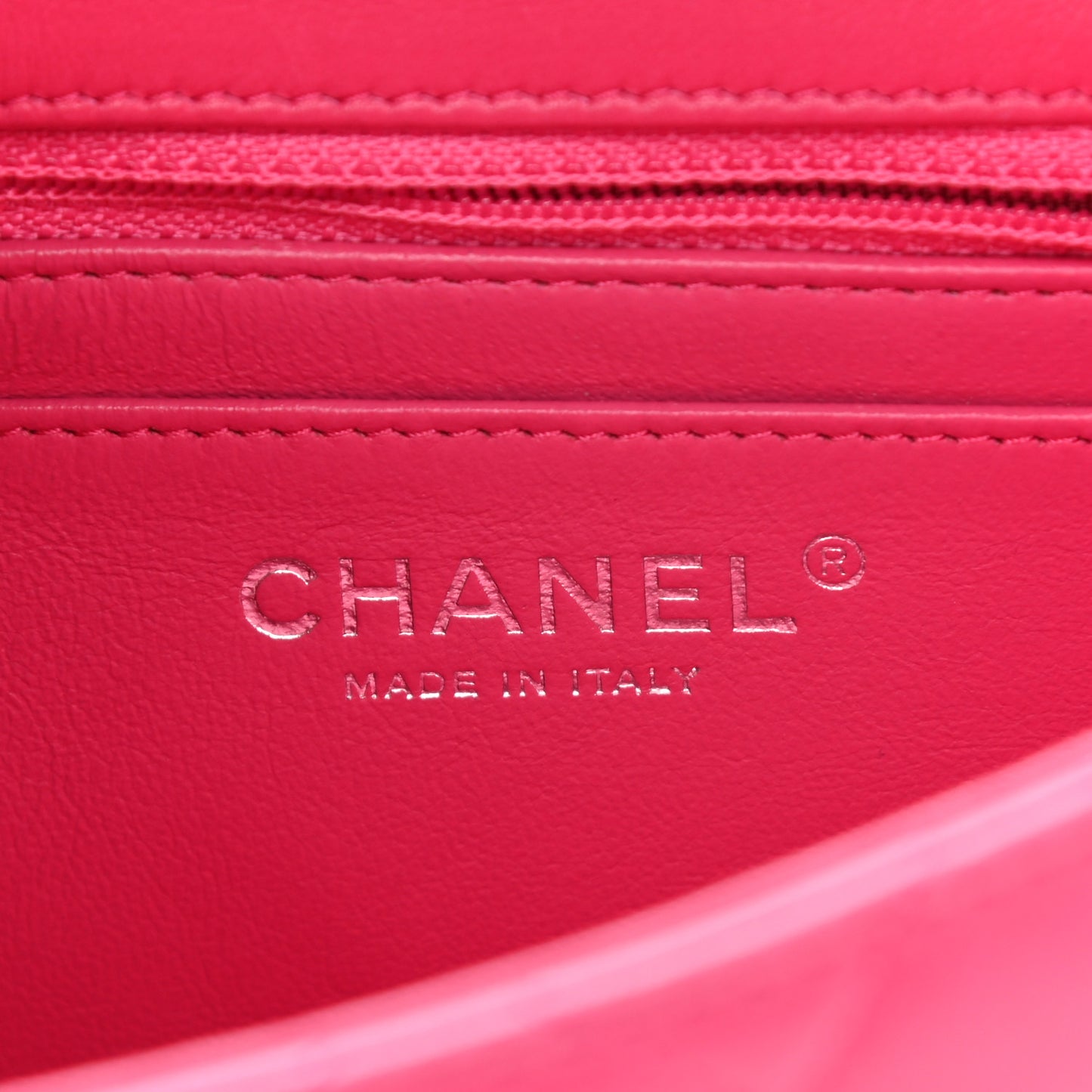 Lambskin Quilted Mini Square Flap Pink