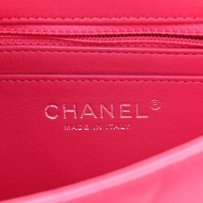 Chanel Lambskin Quilted Mini Square Flap Pink 6 of 10