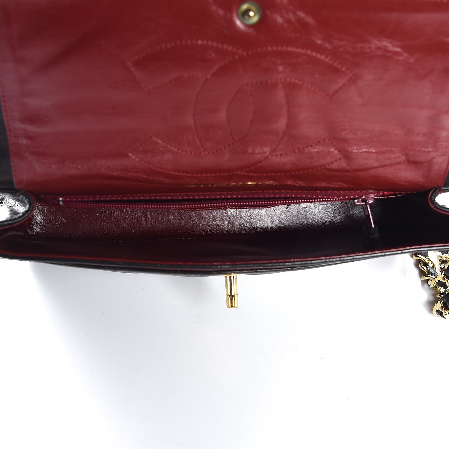 Chanel Lambskin Quilted Small Double Flap Brown 5 of 7