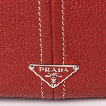 Prada Vitello Daino Hobo Rosso 8 of 14