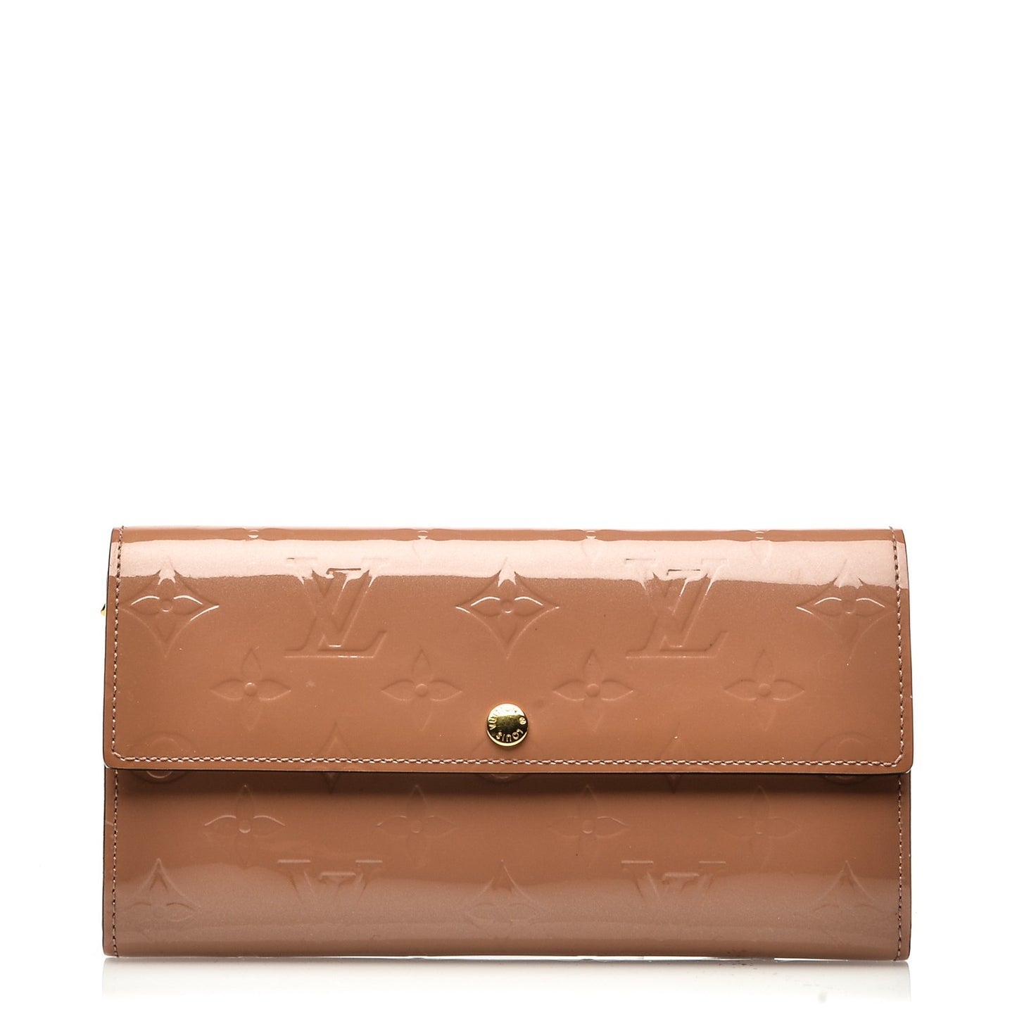 Vernis Sarah Wallet Rose Velours