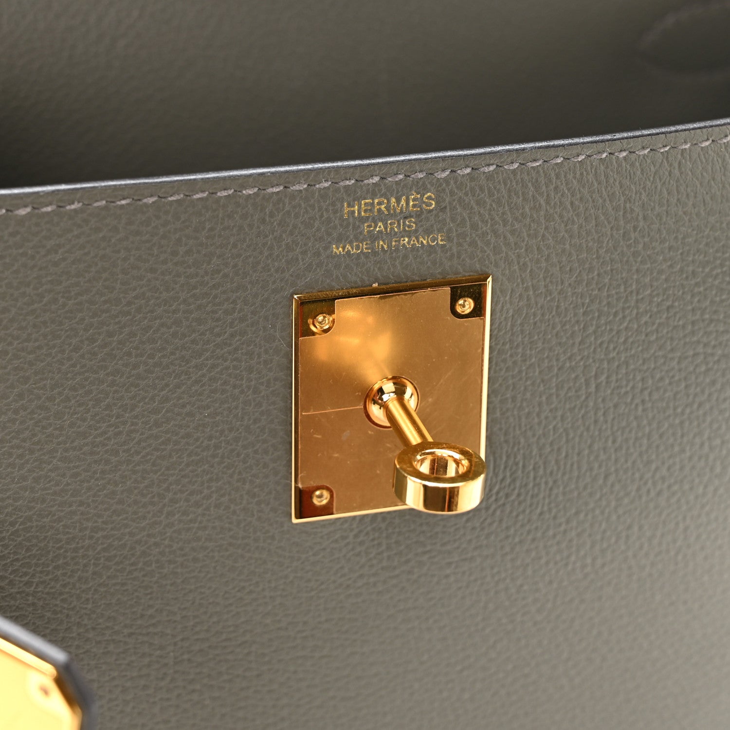 Hermes Evercolor Kelly Retourne 28 Gris Meyer 5 of 10