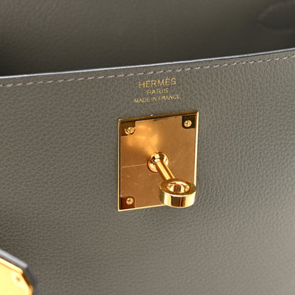 Hermes Evercolor Kelly Retourne 28 Gris Meyer 5 of 10
