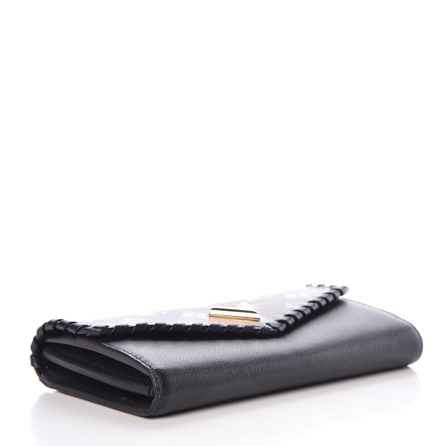 Louis Vuitton Monogram Cuir Plume Very Wallet Black 4 of 13