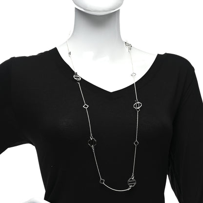 Tiffany Sterling Silver Paloma Picasso Zellige Station Necklace 2 of 4