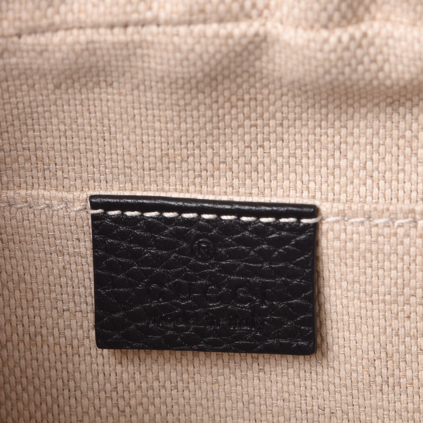 Pebbled Calfskin Small Soho Disco Bag Black