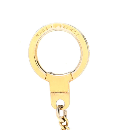 Louis Vuitton Metal Pochette Extender Key Ring Chain Gold 4 of 4