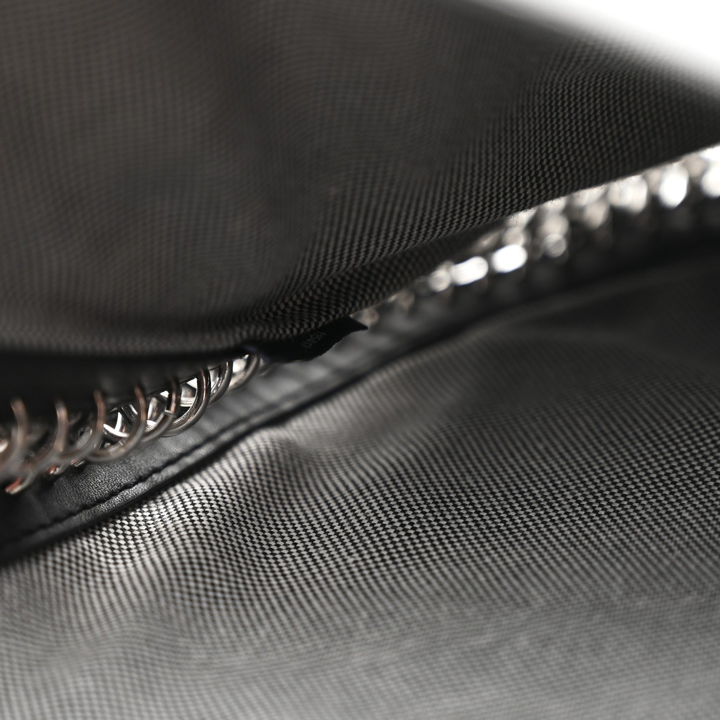 Calfskin Chain Around Roxy Hobo Black