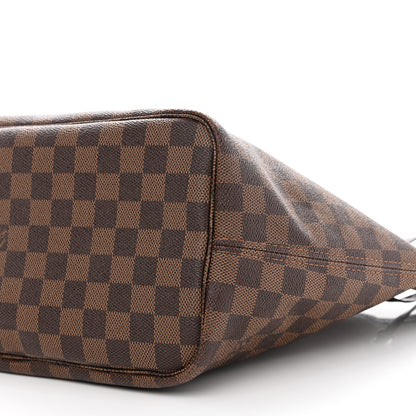 Louis Vuitton Damier Ebene Neo Neverfull MM Rose Ballerine 10 of 10