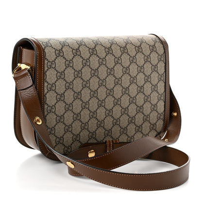Gucci GG Supreme Monogram Horsebit 1955 Shoulder Bag Beige Brown Sugar 3 of 10