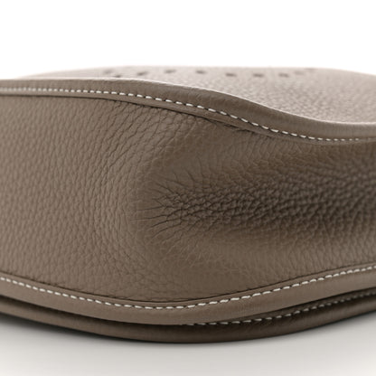Hermes Taurillon Clemence Evelyne III PM Etoupe 10 of 10