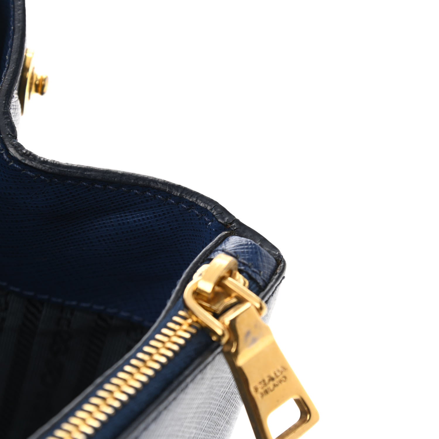 Prada Saffiano Lux Extra Large Galleria Double Zip Tote Bluette 15 of 15