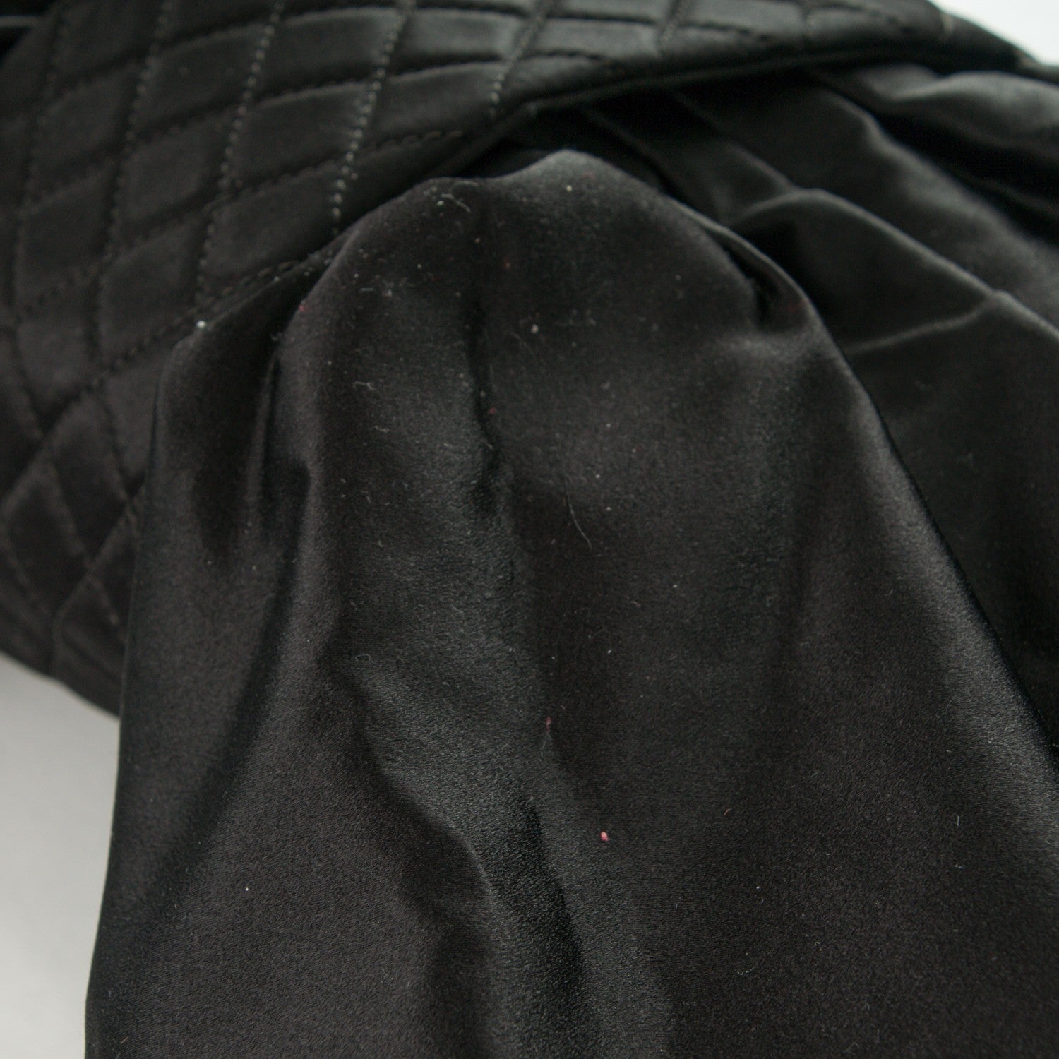 Chanel Satin Large Bow Bag Black 9 of 9