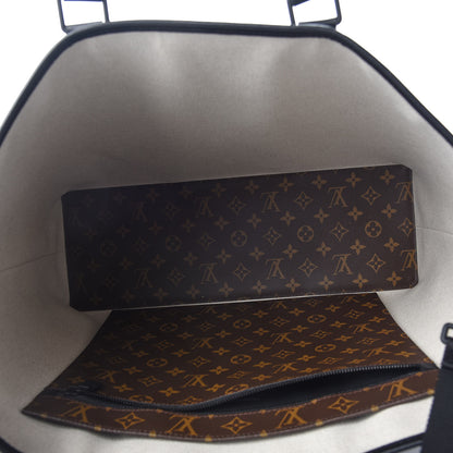 Louis Vuitton Monogram Macassar Weekend Tote GM 7 of 8