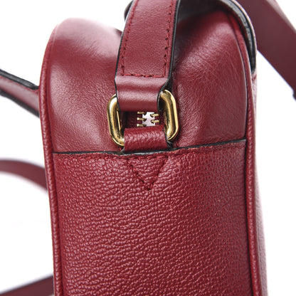 Burberry Soft Grain Calfskin Small Buckle Zip Bag Parade Red 10 of 16