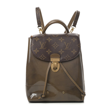 Louis Vuitton Patent Monogram Hot Springs Backpack Vert Bronze 1 of 12