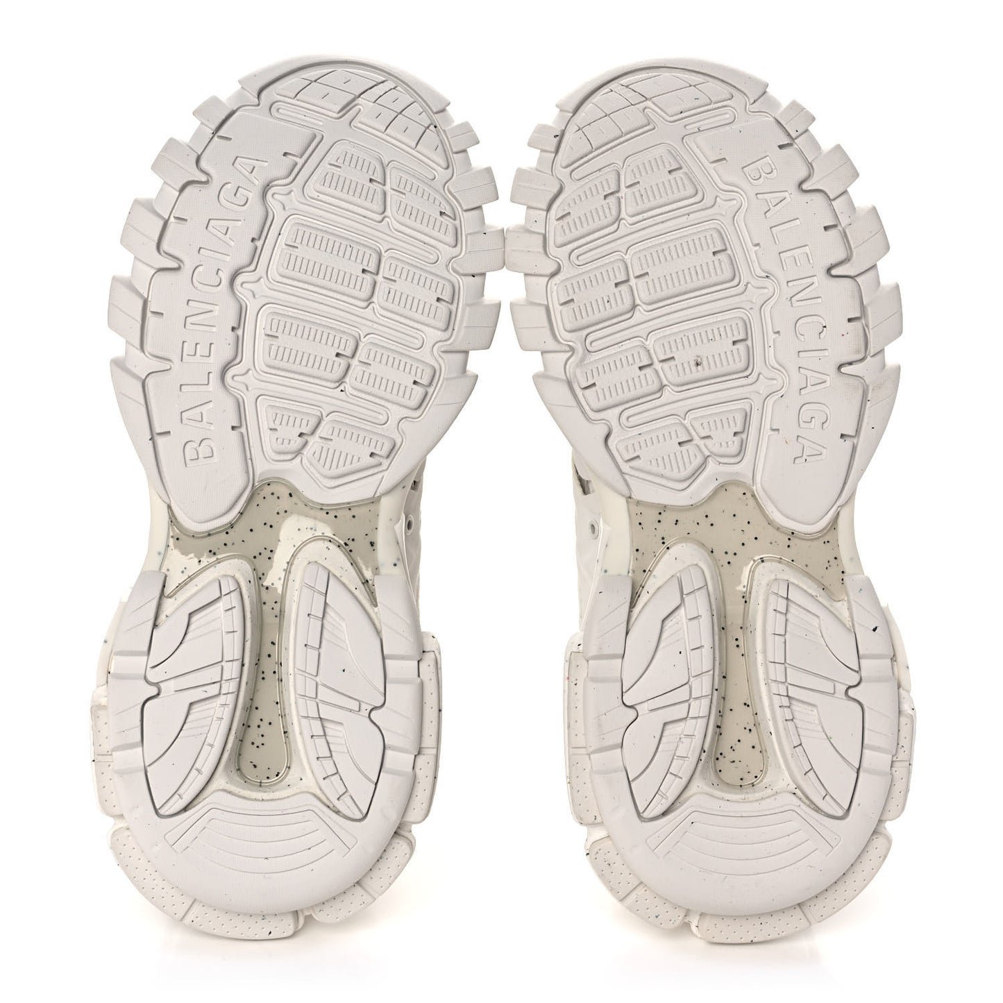 Rubber Mesh Fabric Monocolor Recycled Sole Womens Track Sneakers 40 White
