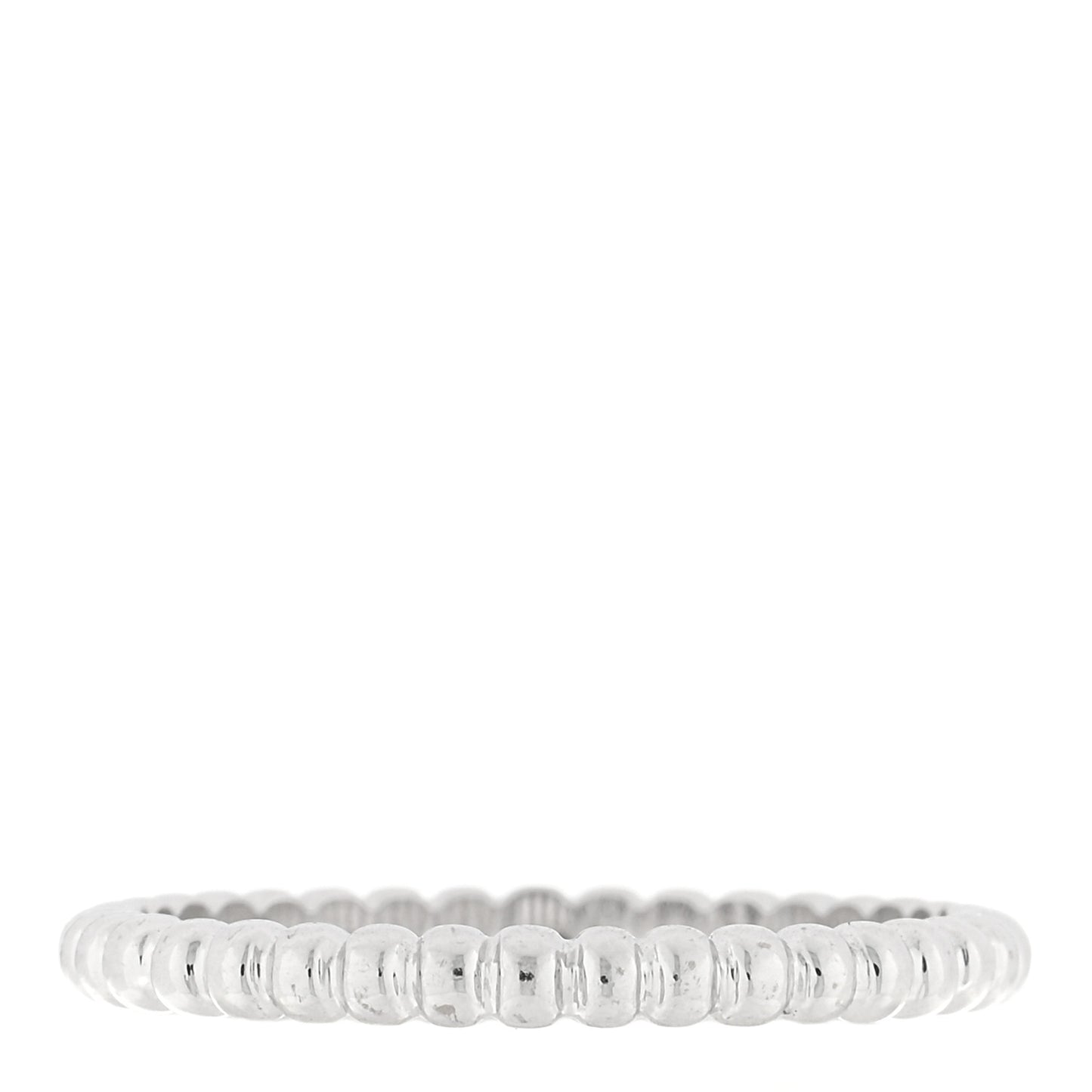 18K White Gold Small Perlee Ring 55 7.25