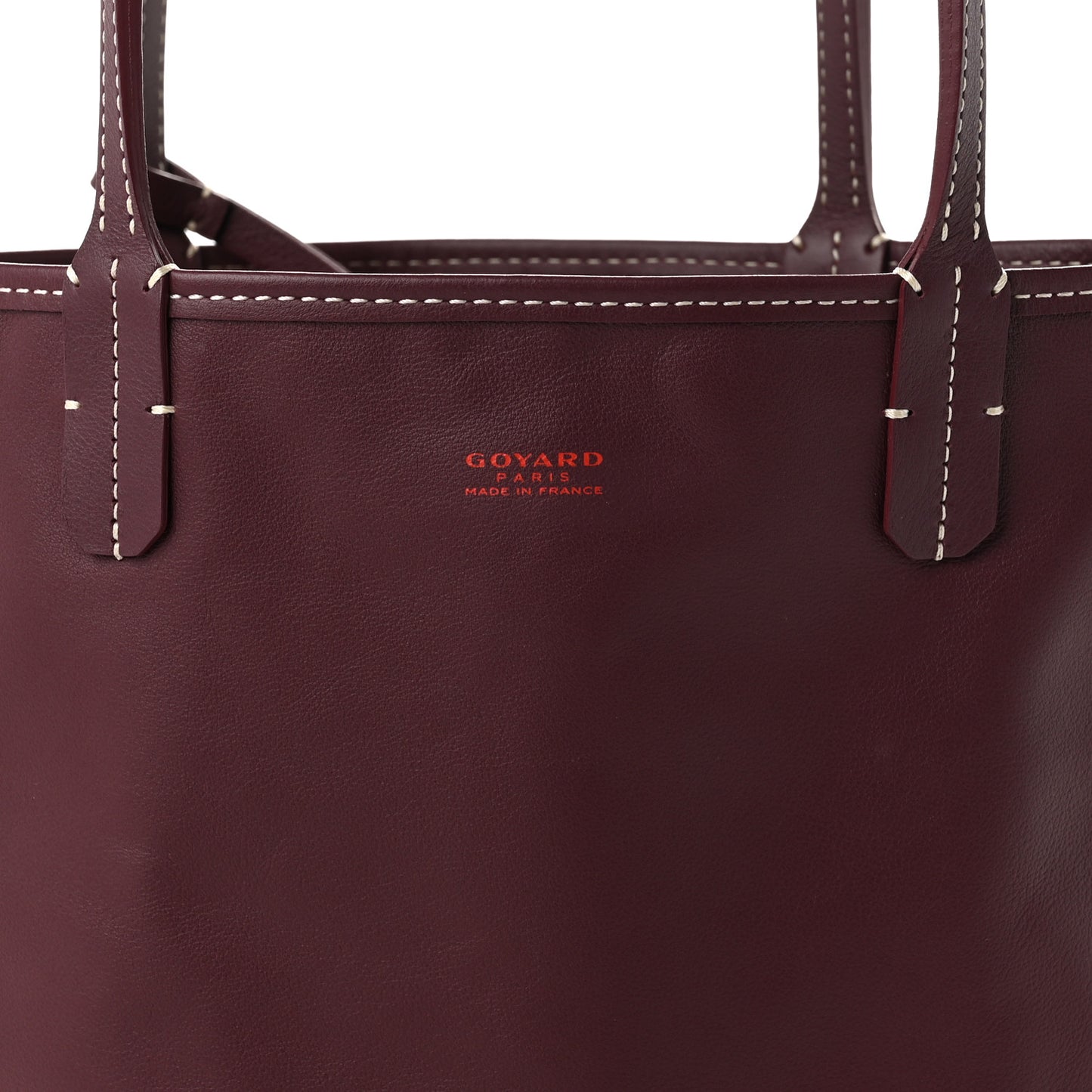 Goyardine Reversible Mini Anjou Burgundy
