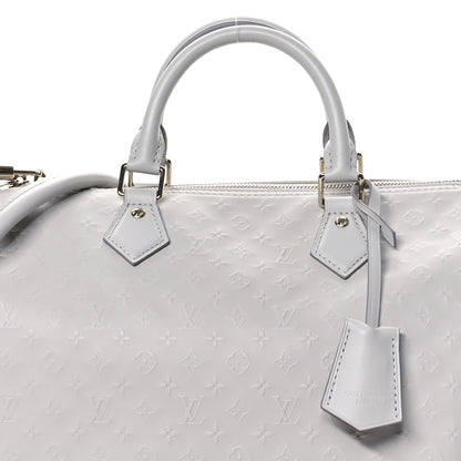 Louis Vuitton Empreinte Monogram Speedy Soft 30 Cloud Gray 7 of 9