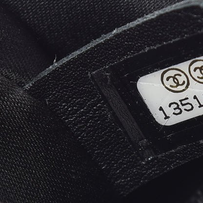Chanel Glazed Calfskin Stitched On The Road Flap Black 9 of 11