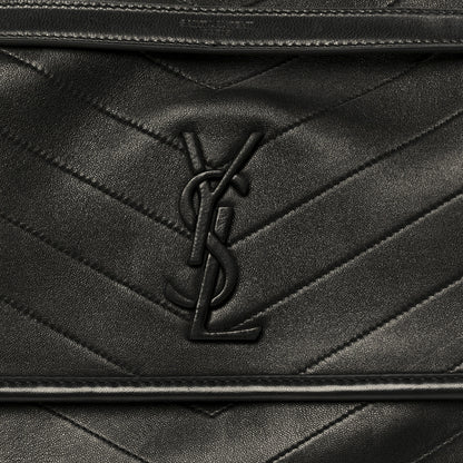 Saint Laurent Lambskin Matelasse Monogram Medium Niki Chain Satchel Black 9 of 11
