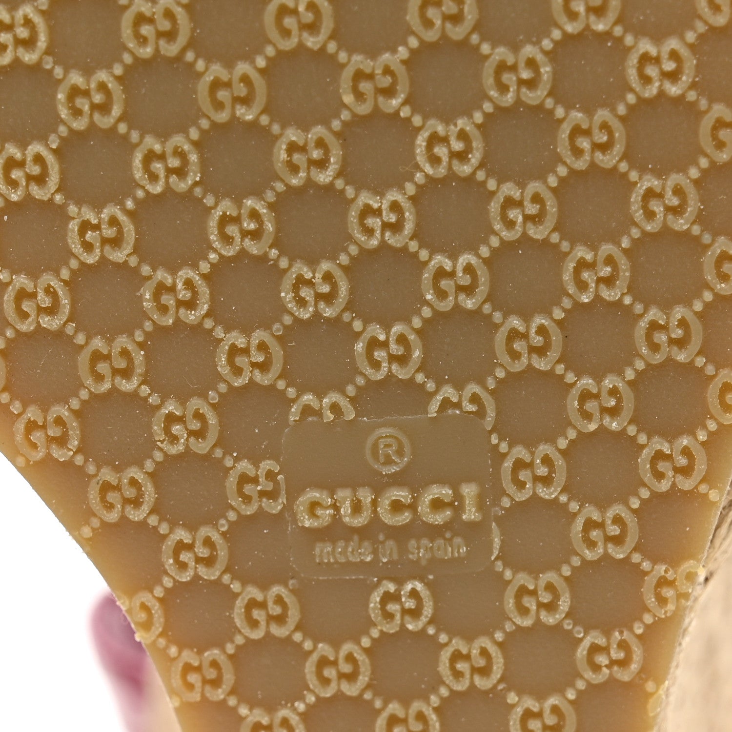 Gucci Patent Microguccissima Penelope Espadrille Wedge Sandals 37  Bright Bouganville 7 of 10