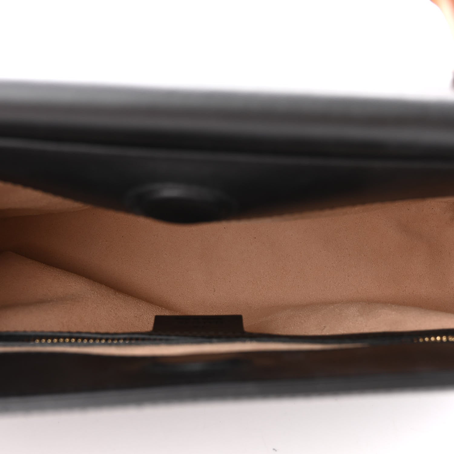 Gucci Nappa Bamboo Web Small Nymphaea Top Handle Bag Black 11 of 11