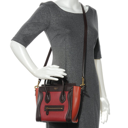 Celine Smooth Calfskin Tri-Color Nano 2 of 8