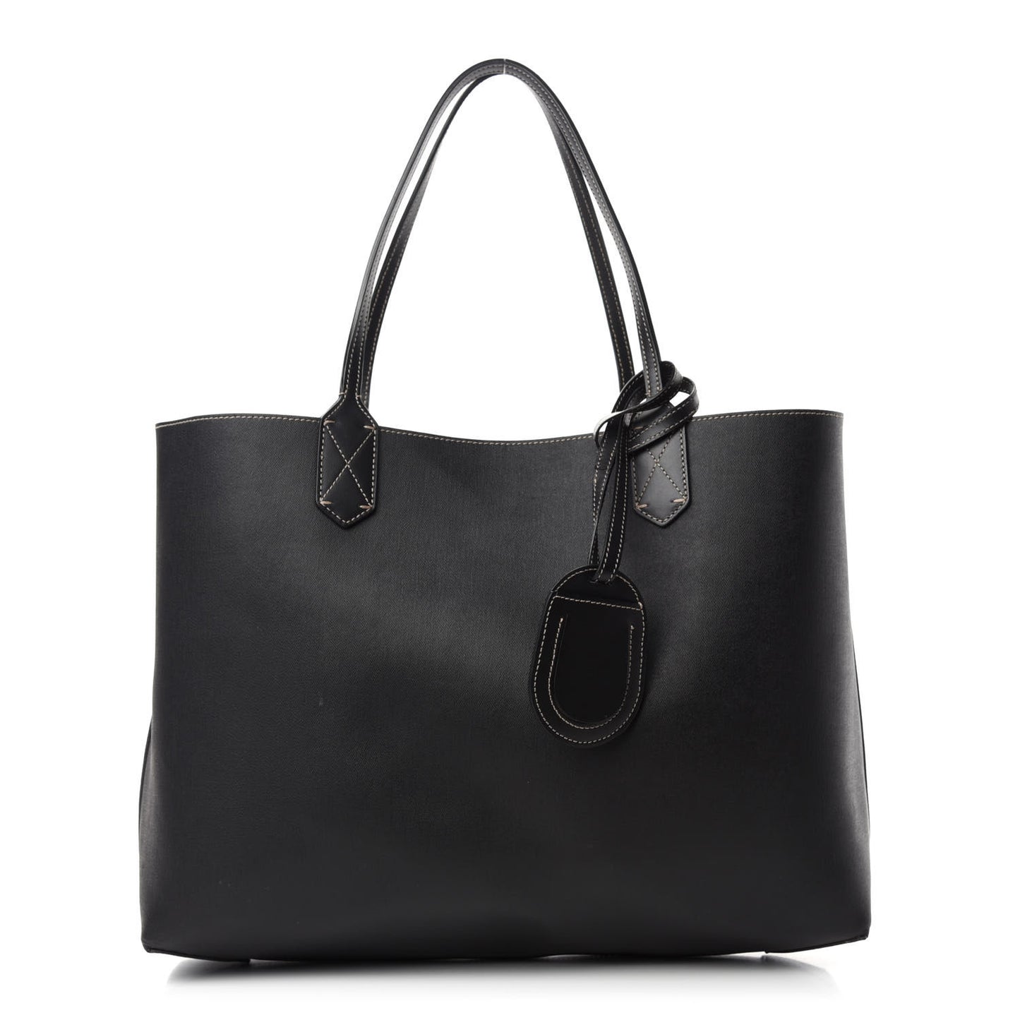 Calfskin GG Supreme Monogram Medium Reversible Tote Black