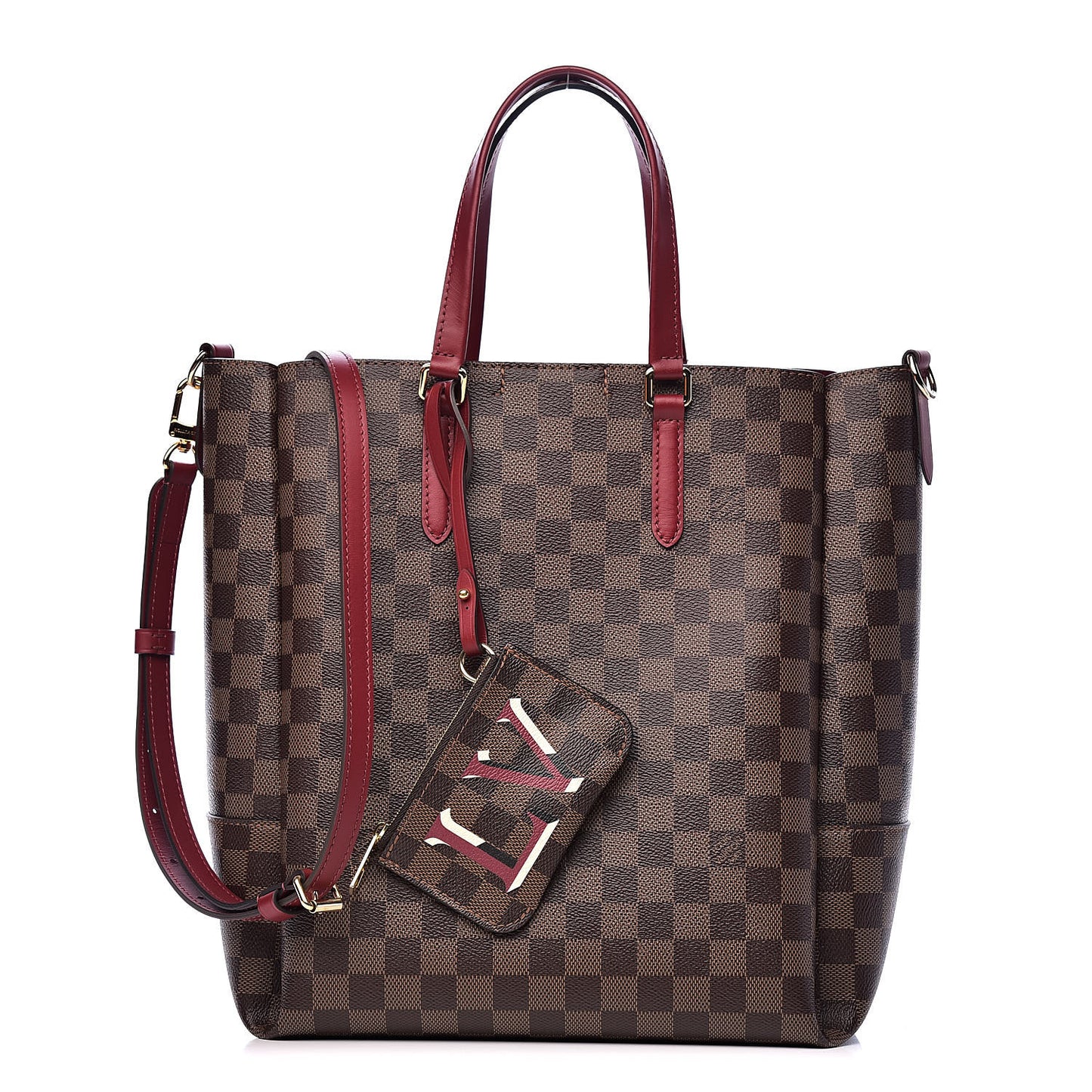 Damier Ebene Belmont MM Cherry Berry