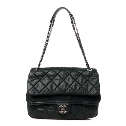 Chanel Iridescent Calfskin Jumbo In the Mix Double Flap Black 1 of 13