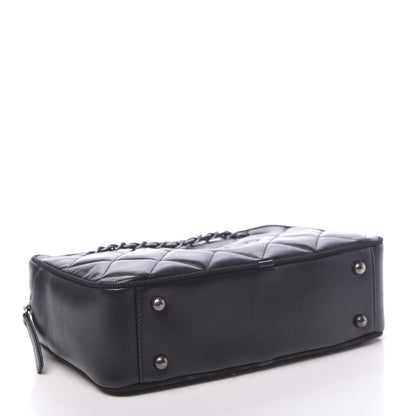 Chanel Calfskin Quilted Small Ballerine Camera Case Black 4 of 11